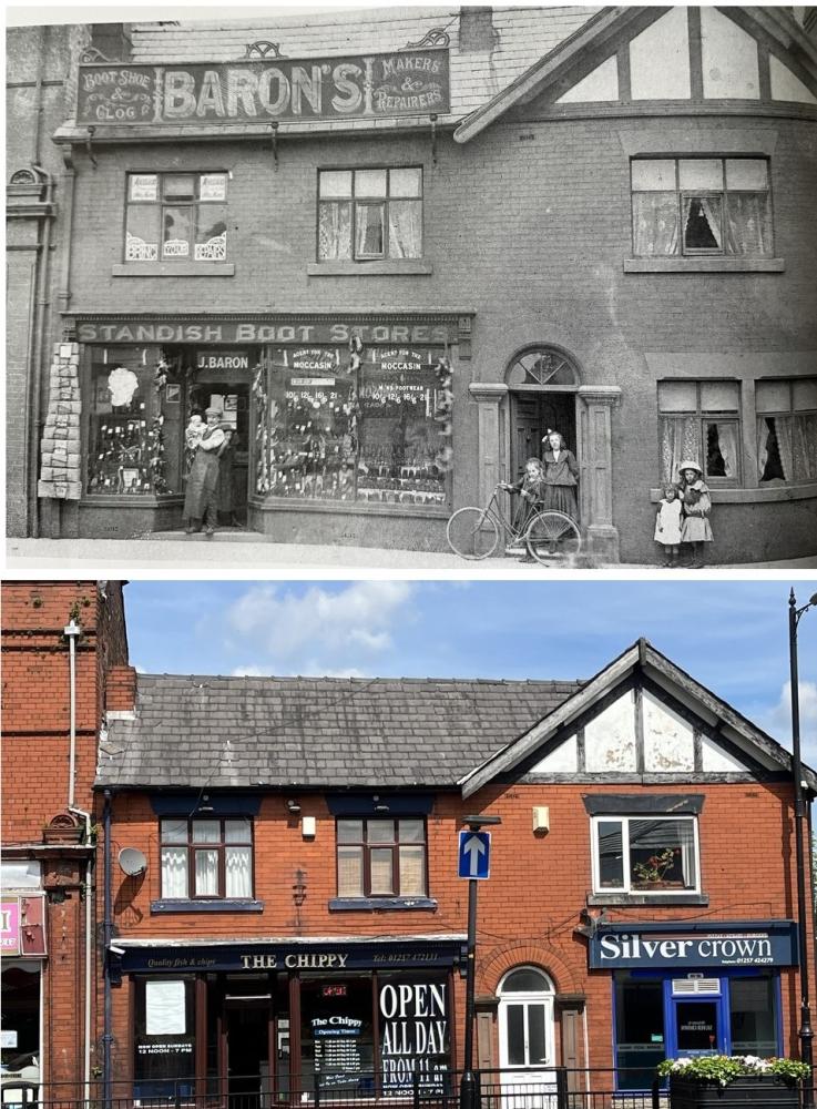 POLE STREET STANDISH 'THEN and NOW'