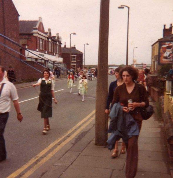 St Nathaniels Walking Day around 1980 Warrington Road Platt Bridge