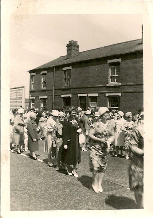 Participants in a Wigan Walking day