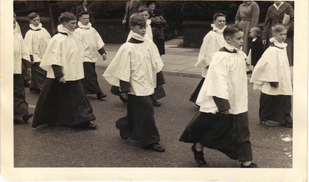 Church Choir,Abram Walking Day 1950's