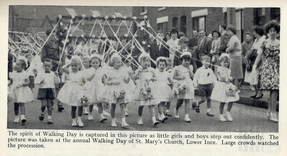 Walking Day 1962. St Mary's Lower Ince.