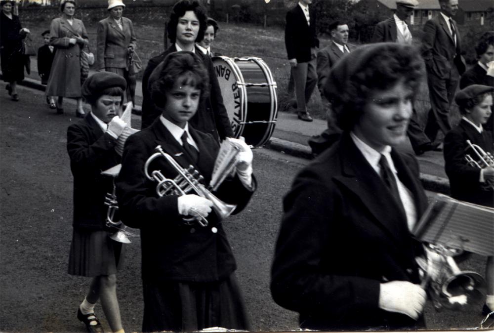 Trinity Girls Band on Trinity Sunday 1960