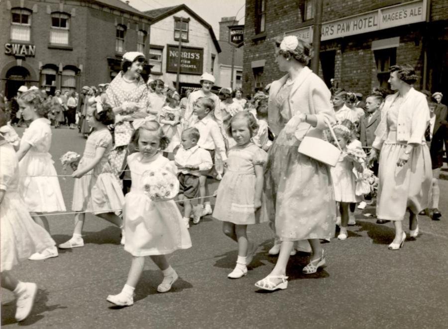 St Georges walking day, c1957.