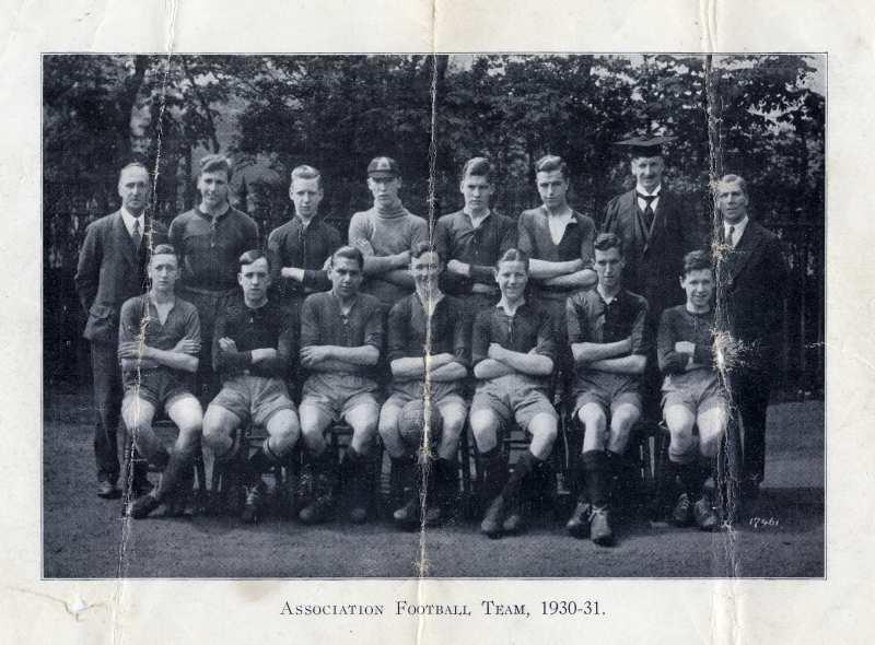 Association Football Team, 1930/31.