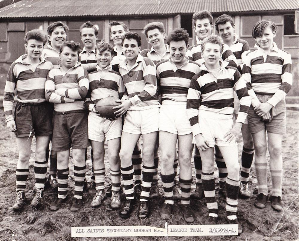All Saints Secondary Modern Rugby League Team, 1961