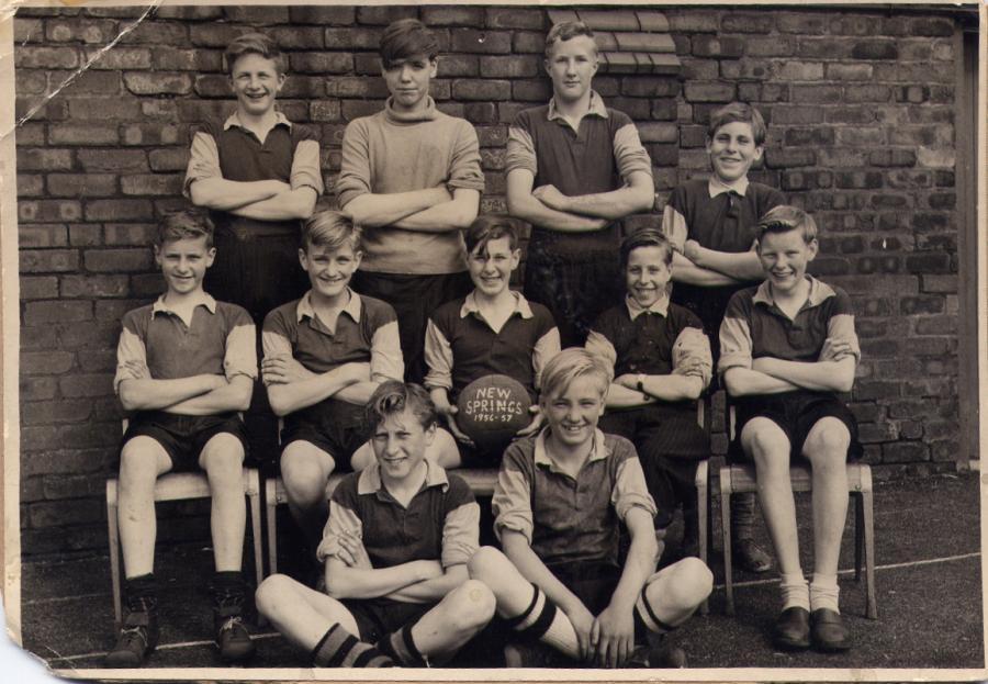 St John The Baptist football team, 1956/7.