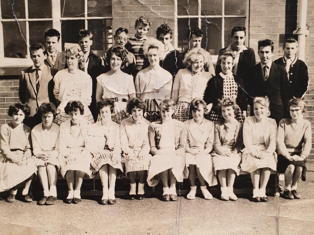 All saints school class photo about 1961