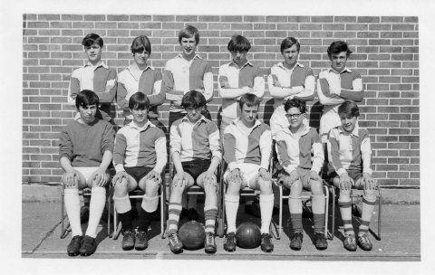 Upholland Secondary School Football Team, late 1960s.