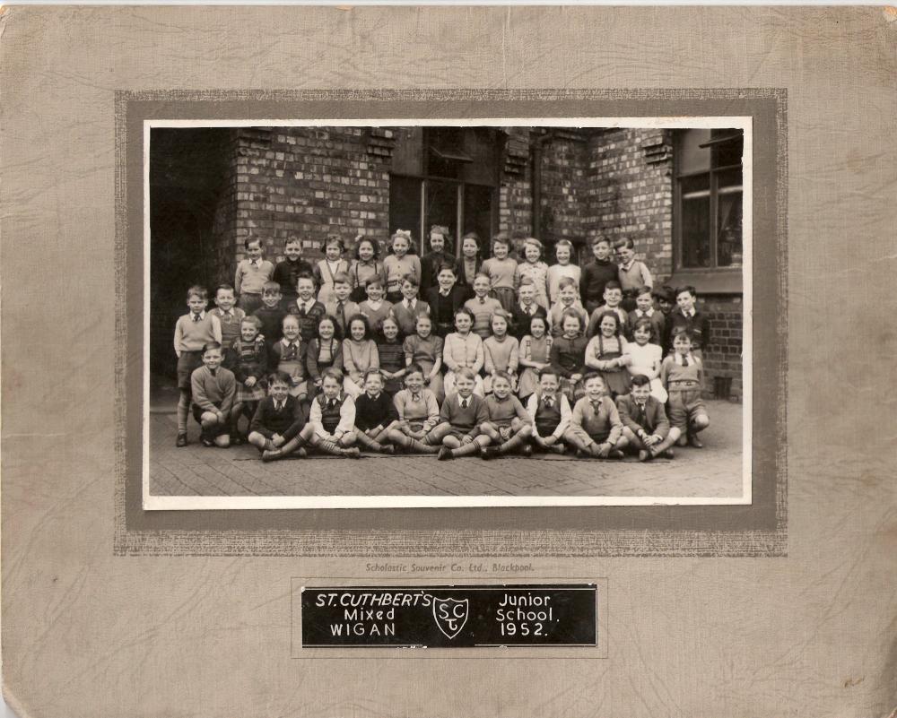 St Cuthberts 1952 - Class photo
