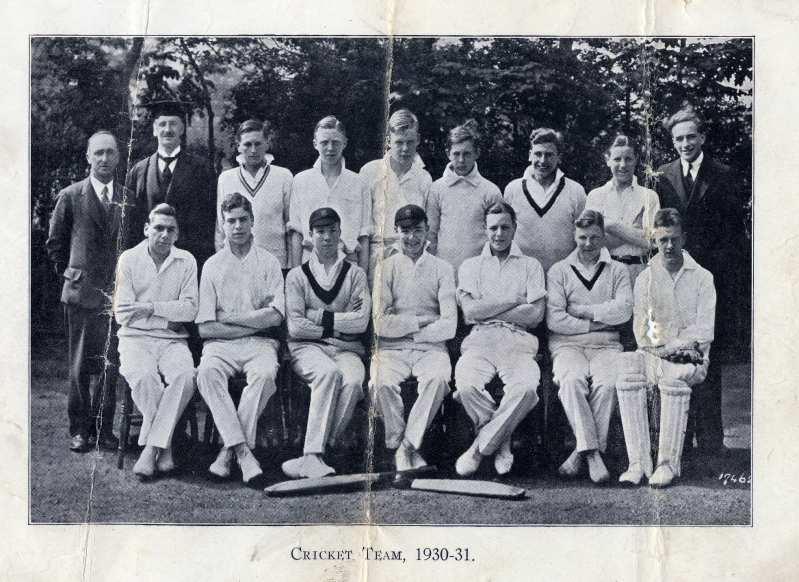 ricket Team, 1930/31.