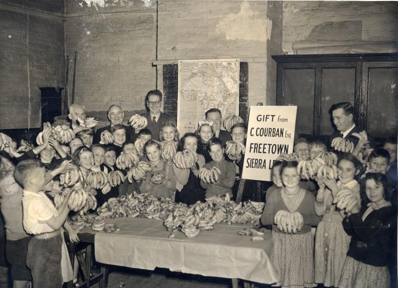 Photograph No1. Distribution of Bananas 19th September 1950