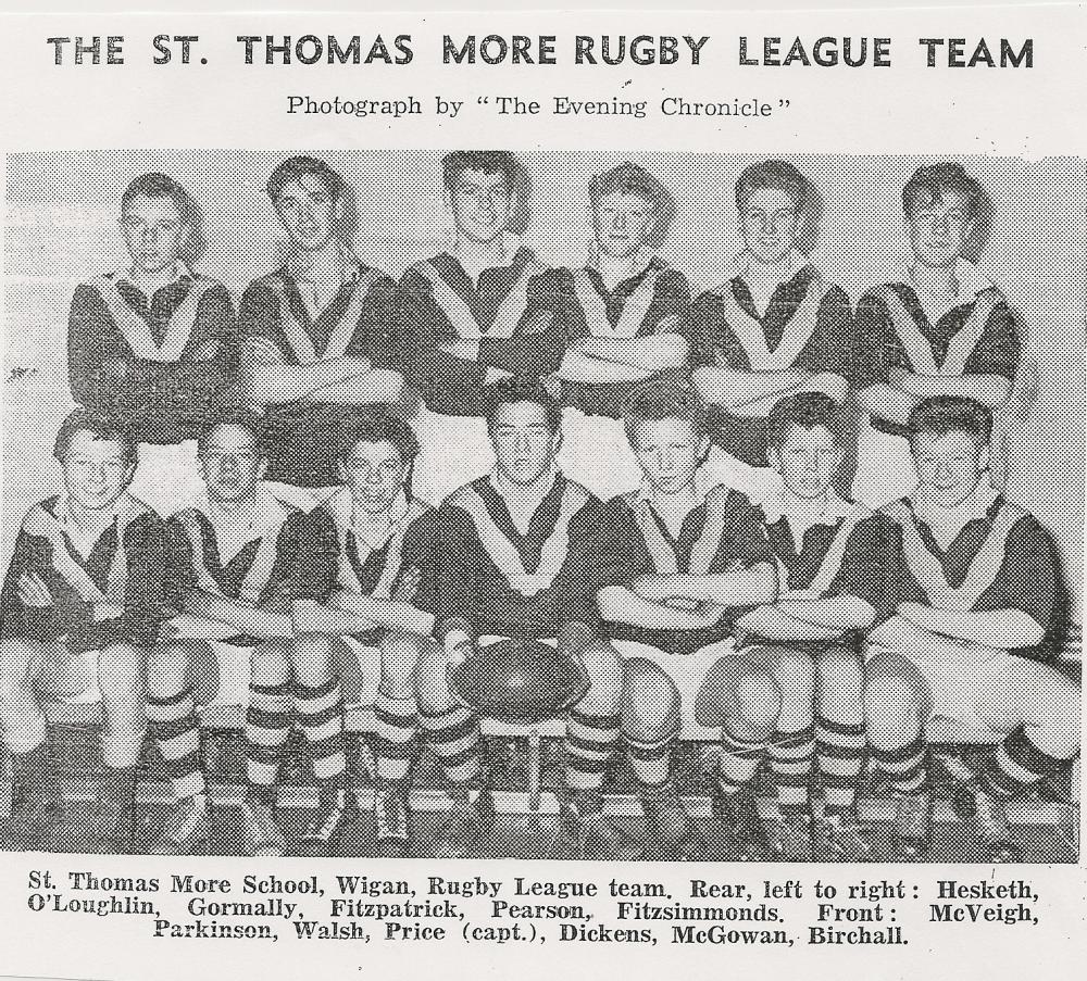 St Thomas More Senior Team 1961