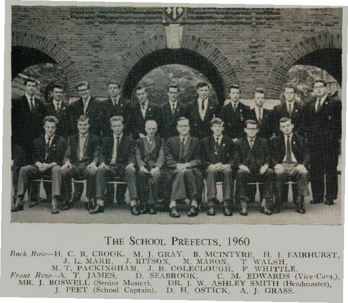 Wigan Grammar School 1960