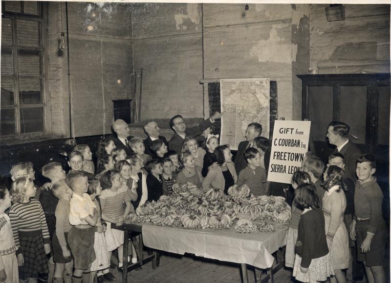 Photograph No3. Distribution of Bananas 19th September 1950