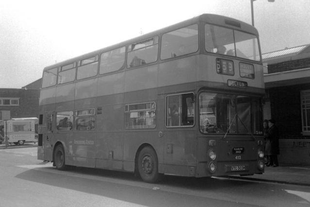 L.U.T. bus at Bus Station 1970's