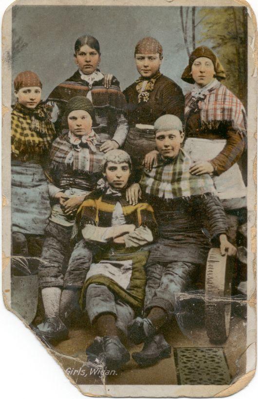 Colliery Girls, Wigan. Colliery Girls, Wigan.