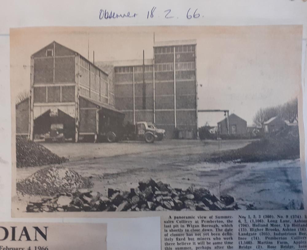 CLOSURE OF SUMMERSALES PIT 1966