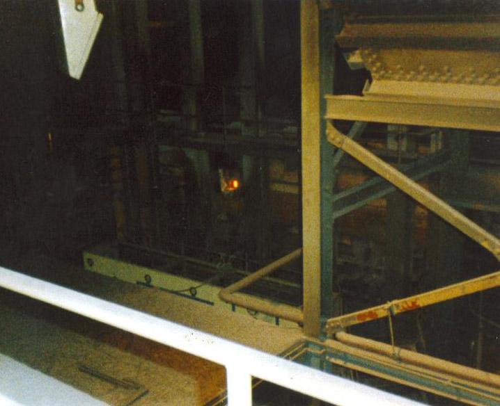 top view of furnace