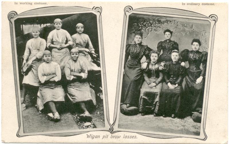 Wigan Pit Brow Lasses. 1906