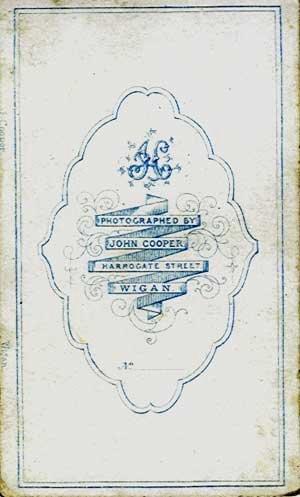 Rear of card. Rear of card.