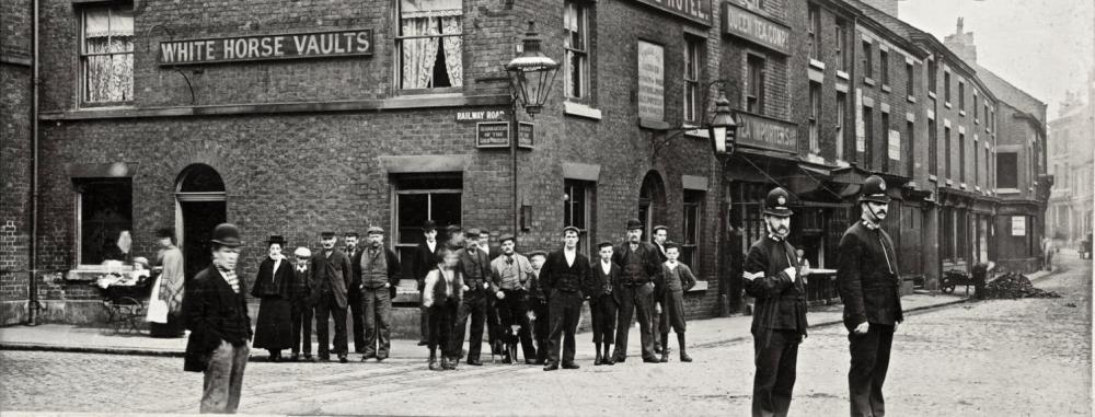 White Horse Pub, Leigh 1890