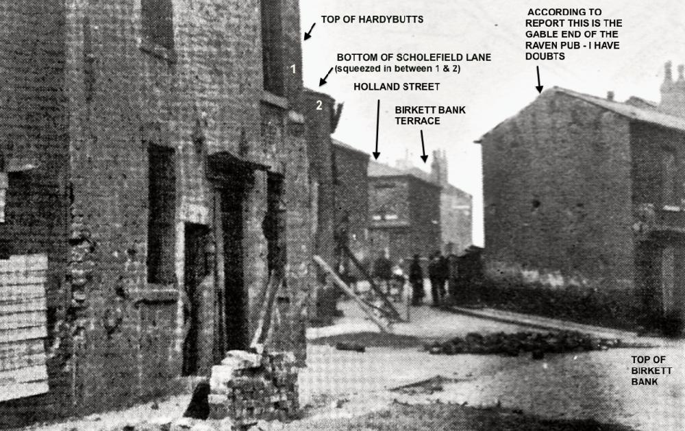 Wigan Bomb Damage 1918