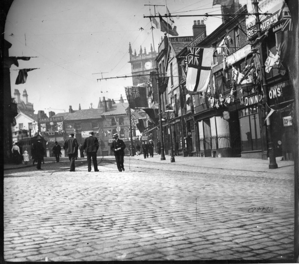 Market place Wigan c1893