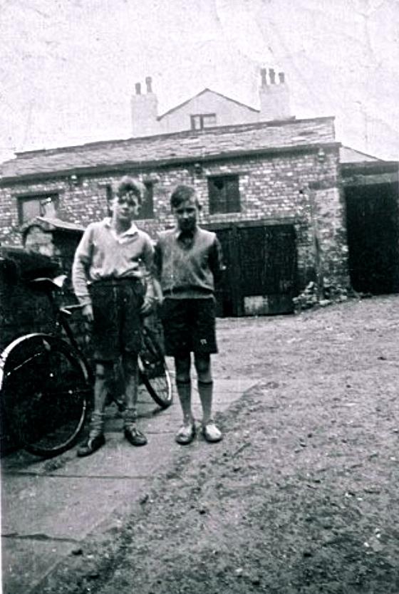 Bernard and John, Birkett Street early 1950's