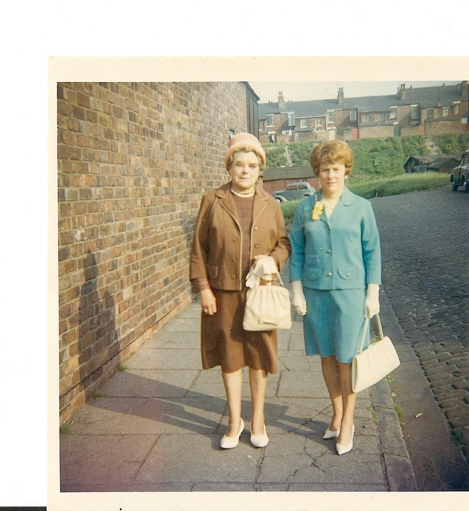 Doreen and Florence - Golborne Street 1960s