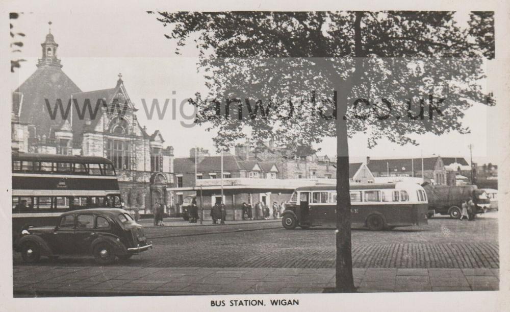 Wigan Bus Station 1950's Wigan Bus Station 1950's