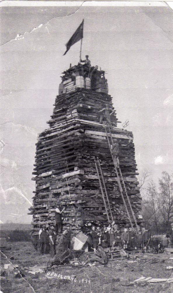 Huge Bonfire 1937