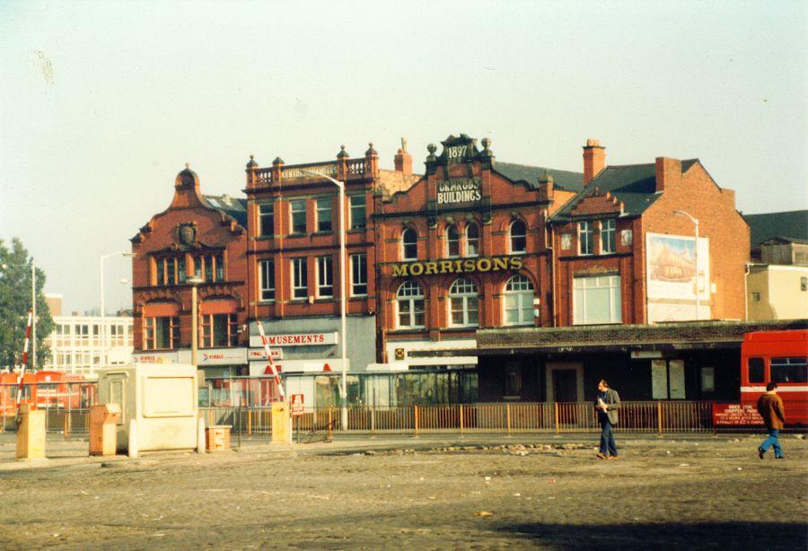 Hope Street taken from the Market Square in the 1980s.
