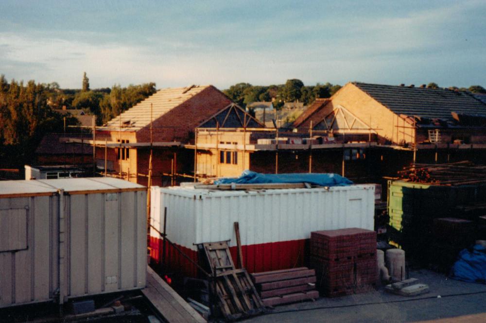 Tommy Leatherbarrows Flat Being Built (Summer 1987)