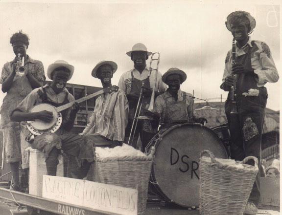 "The Darktown Strutters Ragtime Band", Lower Ince Carnival... not very PC these days.....