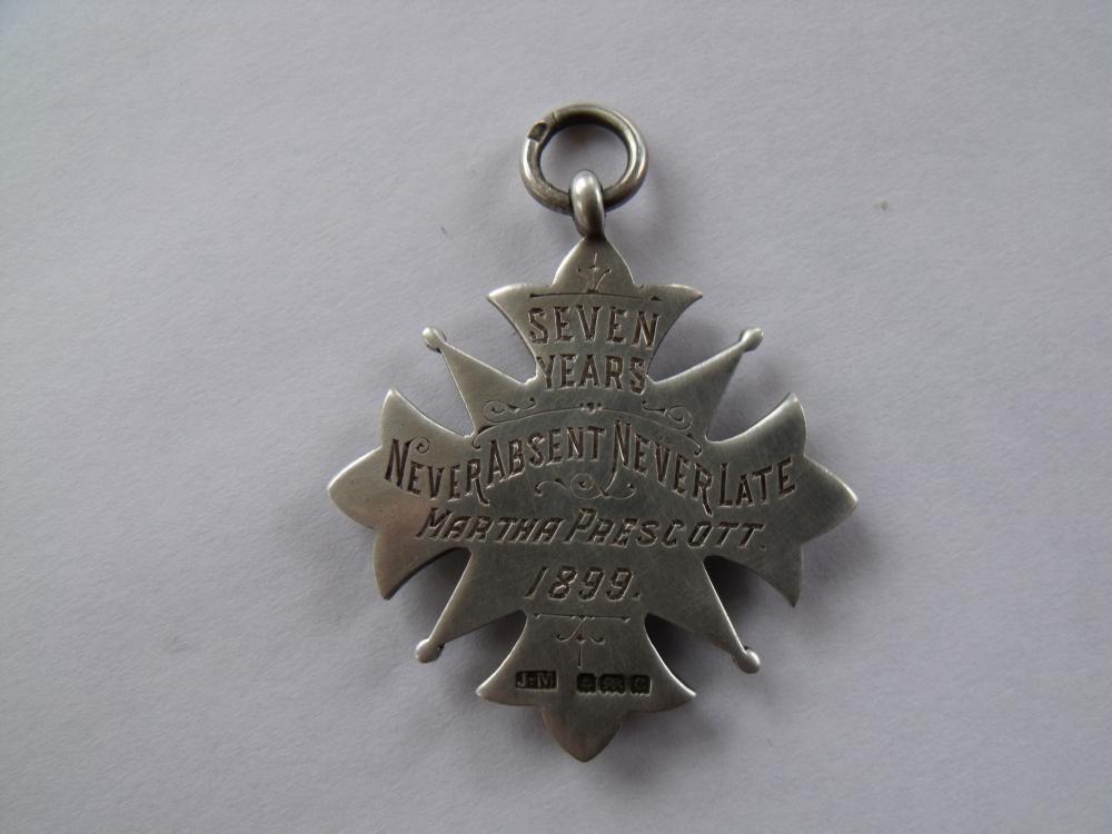SILVER MEDAL FOR INCE ST. MARY'S SUNDAY SCHOOL SILVER MEDAL FOR INCE ST. MARY'S SUNDAY SCHOOL