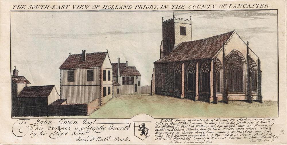 UpHolland Priory In 1727