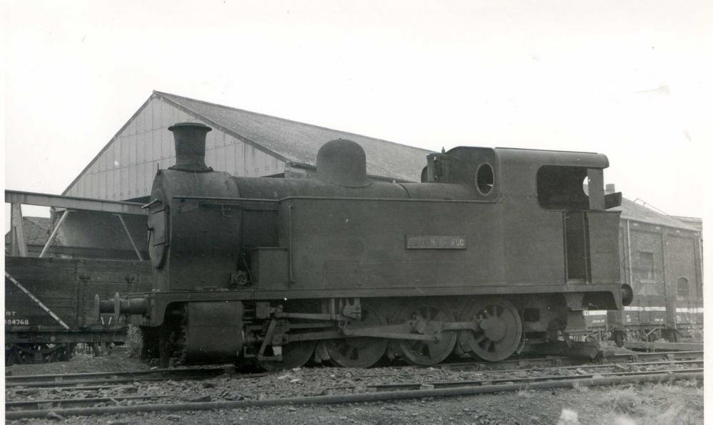 Locomotive "Emanuel Clegg" at Gin Pit, 1/8/59