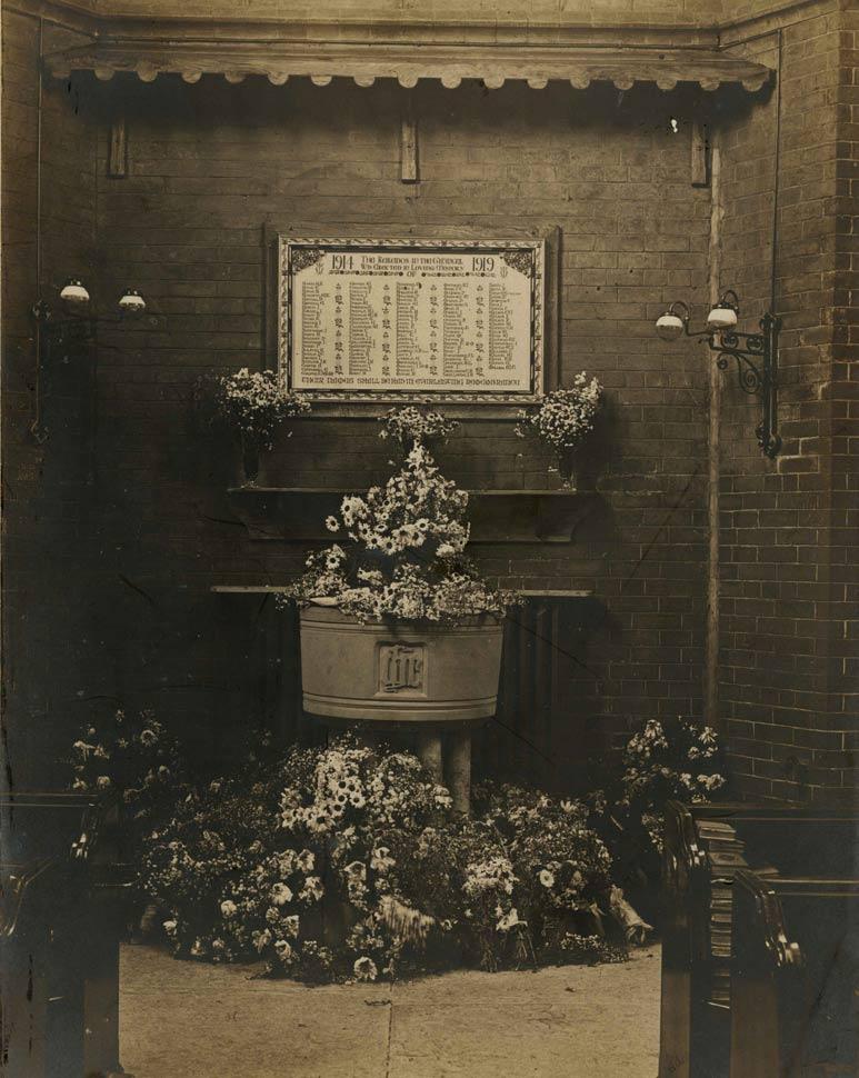 War Memorial Plaque, St Mary's