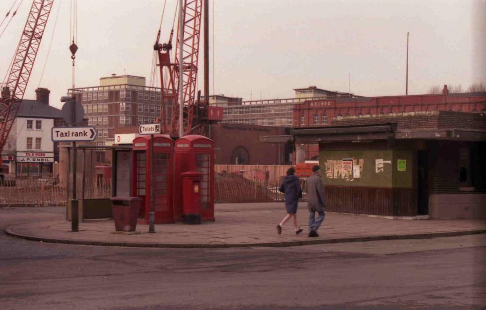 old bus station on market square 1985 old bus station on market square 1985