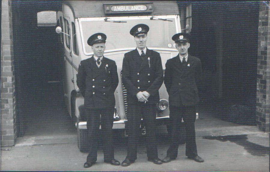 Old ambulance station in Ashton, c1940s/50s.