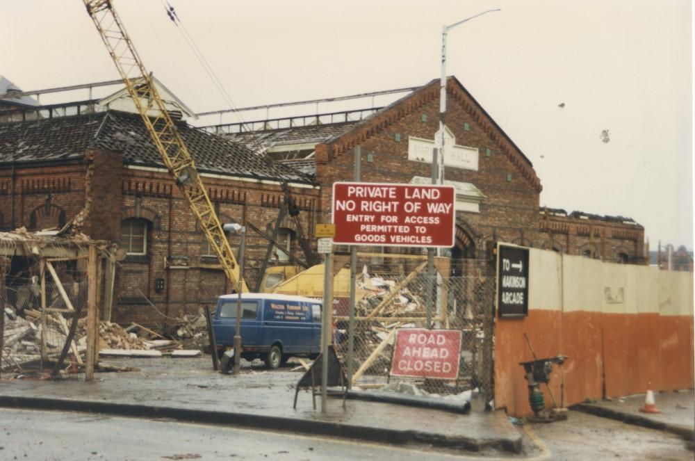 Demolition of the Market Hall 5
