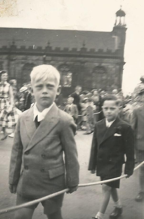 St Aidan's Church, Walking Day - c1956.