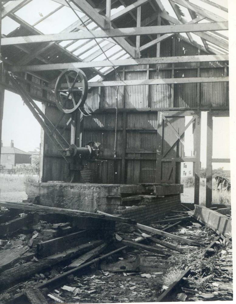Abandoned Railway Goods Shed near Golborne 29/8/63