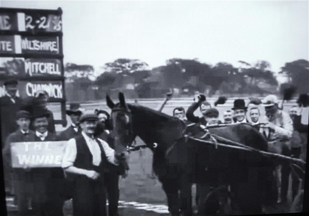 Springfield Park 1904 - The winning horse and jockey.