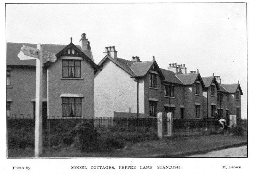 'Model cottages' - front