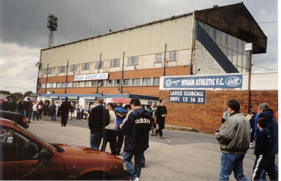 Last game at Springfield Park, 1999.