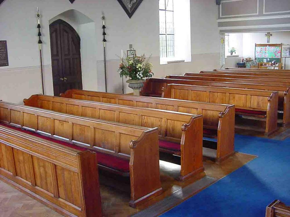 Pews from the Paley and Austin building now in St Mary's Hale Pews from the Paley and Austin building now in St Mary's Hale