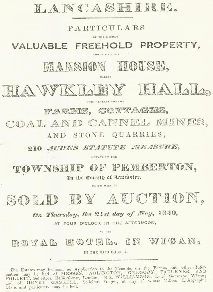 Hawkley Hall for sale