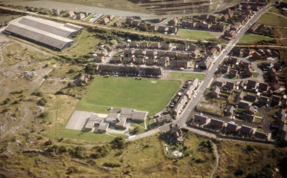 Aerial Photo,Of Top Of Belle Green Lane,Higher Ince,1989
