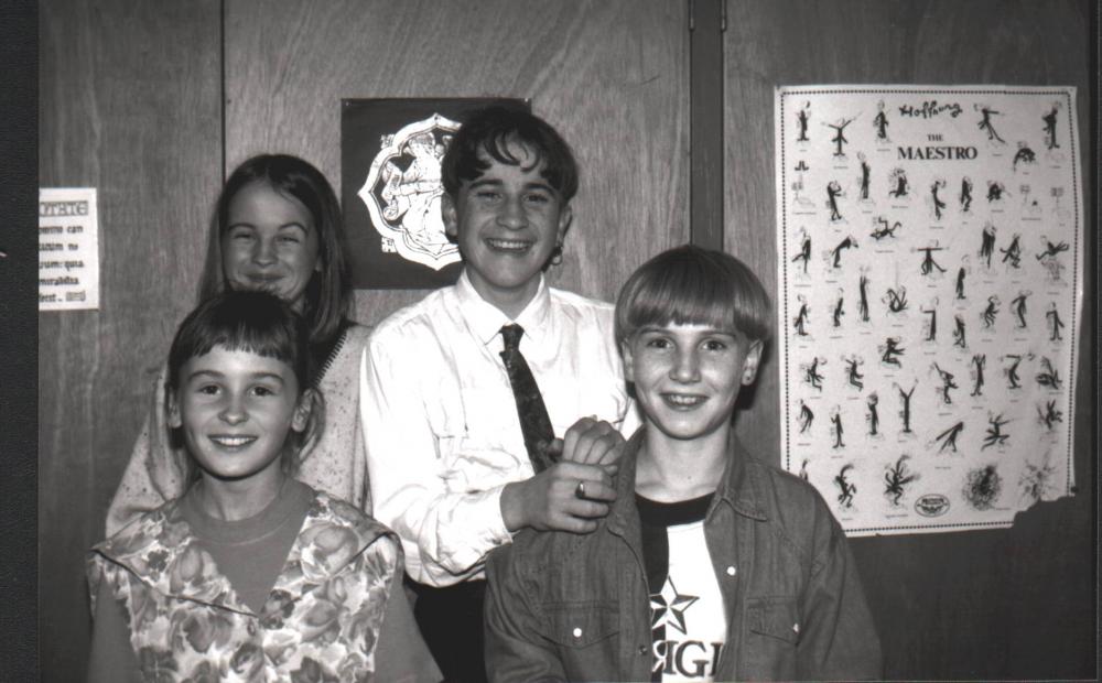 Kids in vestry 1994